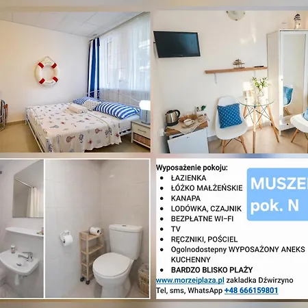 Privatunterkunft Muszelka Dźwirzyno